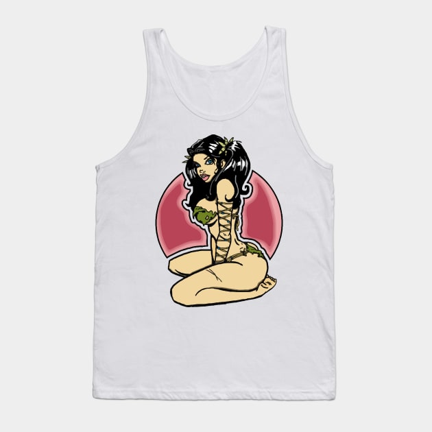 Pretty Girl Tank Top by AmurArt